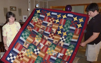 Graduation Quilt Lynne